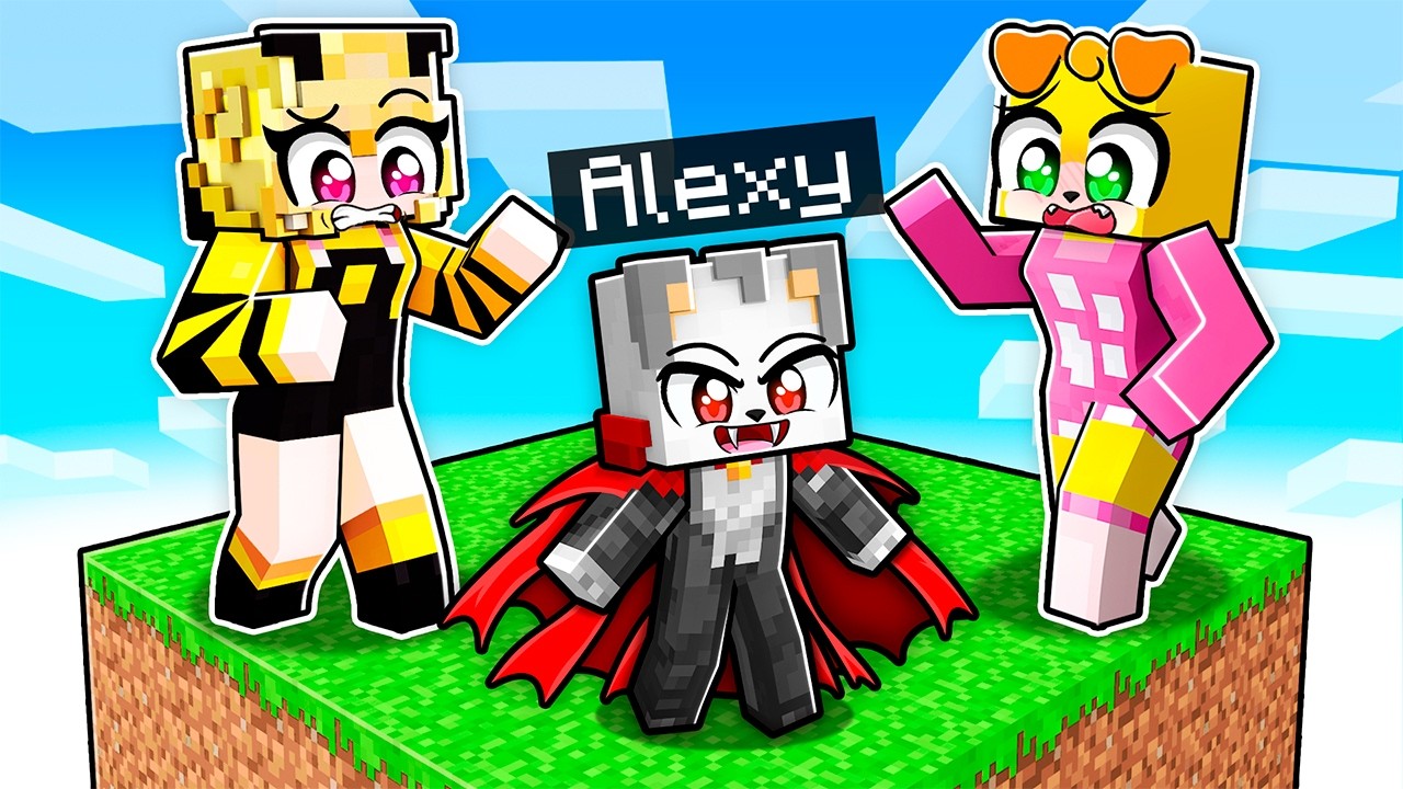 Jugando como un BEBE VAMPIRO en UN CHUNK en Minecraft! 👶🧛