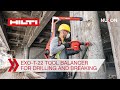 Hilti nuron exot22 tool balancer for heavy rotary hammers and breakers  features and benefits