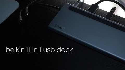 Belkin USB-C hub 11-in-1 multiport adapter dock