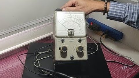 #107 Restauración y calibración de Heathkit IM-18 VTVM tester a tubos (circa 1969)