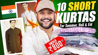 Don't Wear T-Shirt ❌ Top 10 Best Short Kurtas for Summer 🔥 Perfect for Holi & Eid | ONE CHANCE screenshot 3