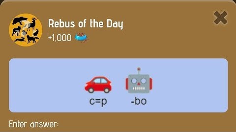 Rebus Of The Day Zoo 20 December | Zoo Rebus Of The Day | Rebus Of The Day Zoo Code