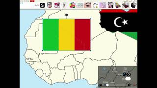 Day 1 for asking flag map of Mali