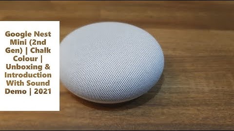 Google Nest Mini (2nd Gen) | Chalk Colour | Unboxing & Introduction (With Sound Demo) | 2021