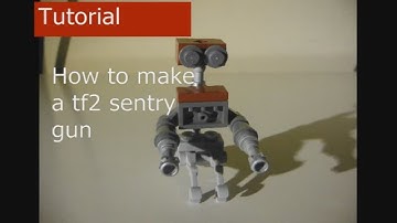 How to make a lego tf2 sentry gun(tutorial)