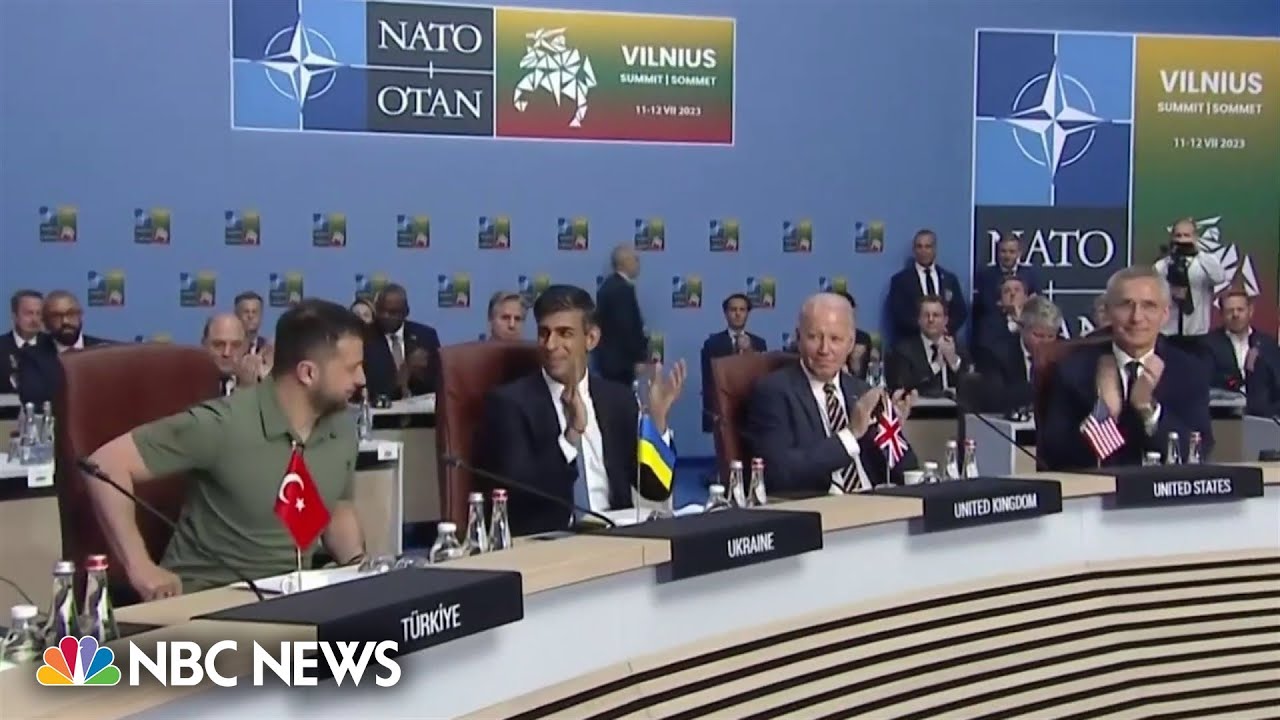 NATO chief welcomes Zelenskyy to first meeting of NATO-Ukraine Council NATO chief welcomes Zelenskyy to first meeting of NATO-Ukraine Council