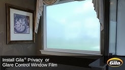 Install Gila® Privacy Control or Glare Control Window Film 