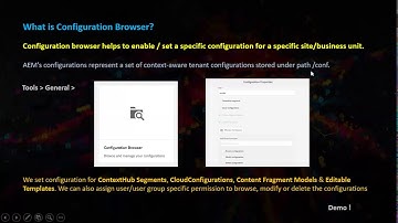What is Configuration Browser in AEM?