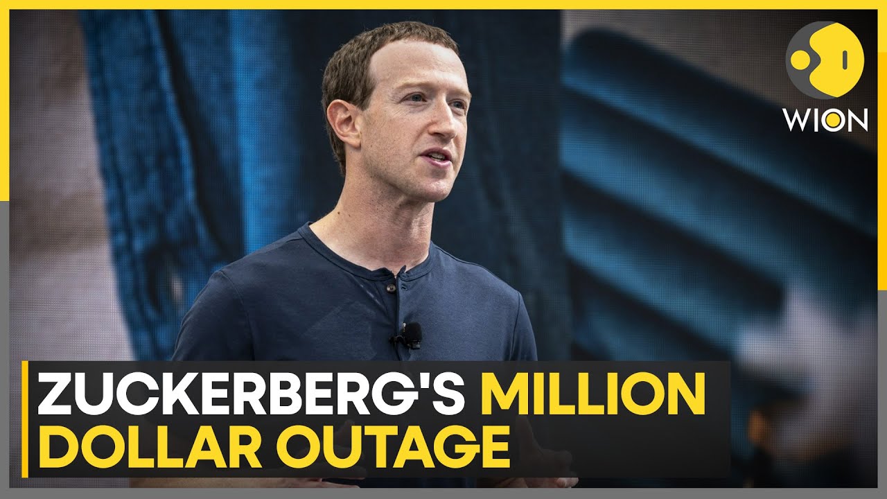 Mark Zuckerberg loses $3 billion after Meta outage | WION News