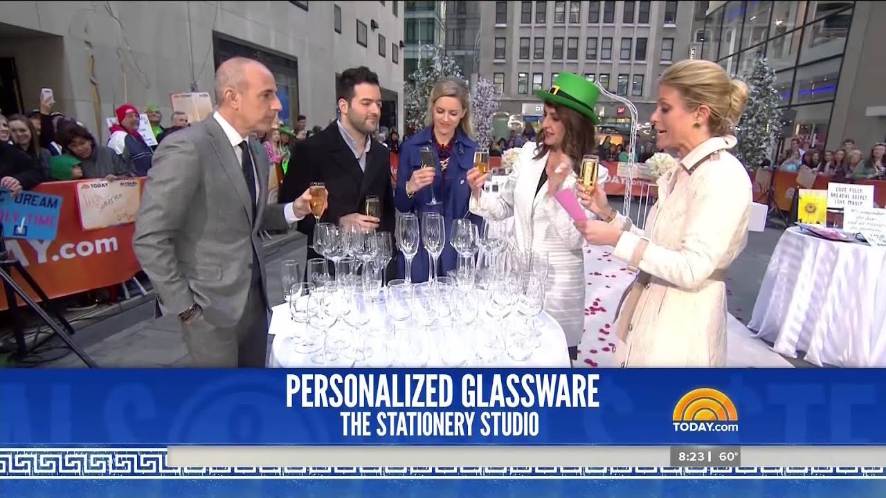 Personalized Glassware Featured On Jill S Steals Deals Nbc Today Show