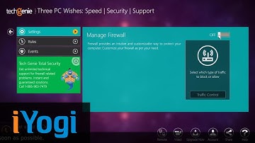 How to enable and disable the Firewall in TechGenie