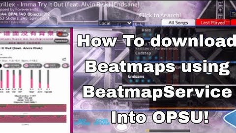 [OSU] How To Download Beatmaps Tutorial In OPSU! Download Links In Description!