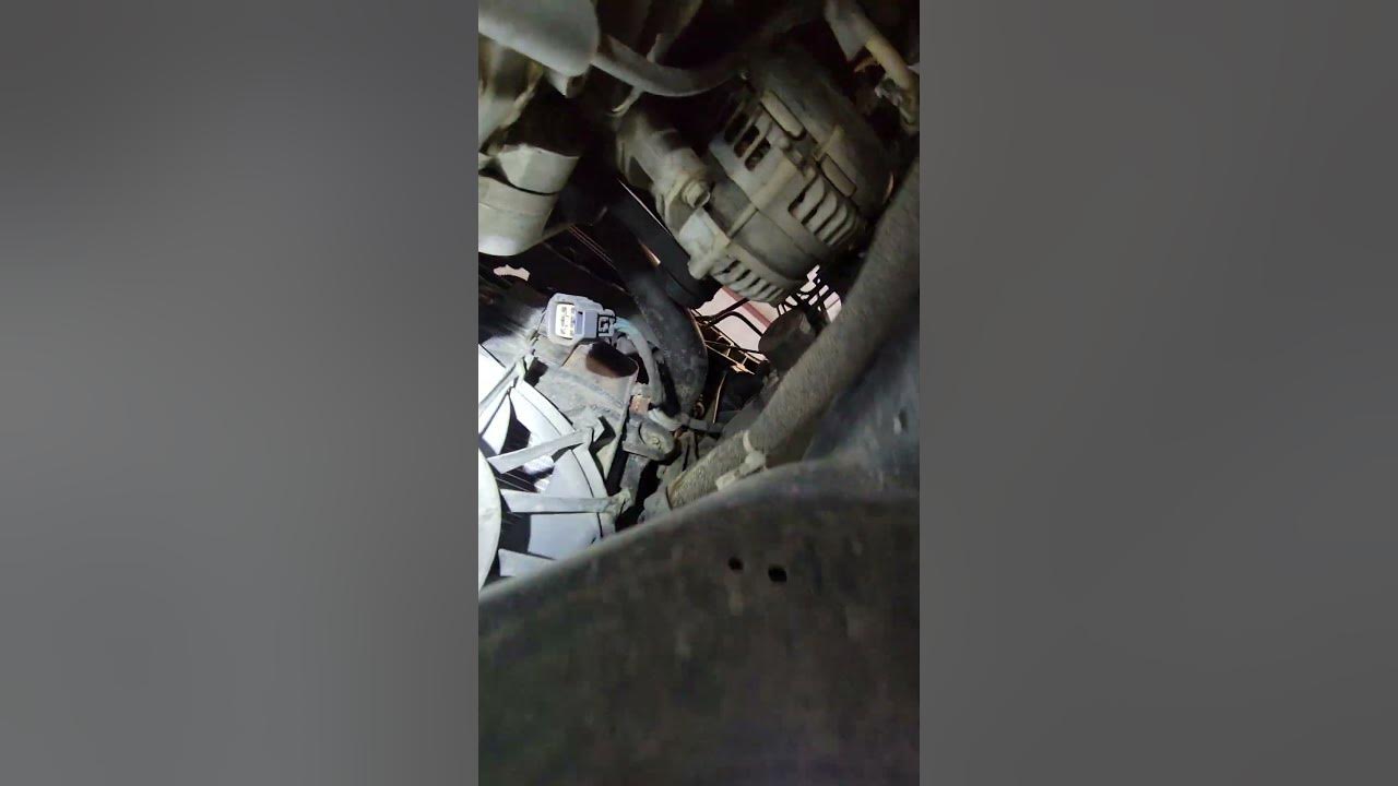 2016 dodge charger condenser removal shirt cut - YouTube