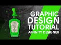 Affinity Designer Graphic Design Tutorial Halloween Potion in Affinity Designer