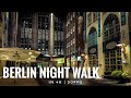 4K Virtual Berlin Walking Tour at Night in Early 2021 during Corona Lockdown in Germany