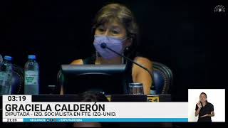 Diputada Graciela Calderón - Sesión Extraordinaria 28 de Diciembre de 2021
