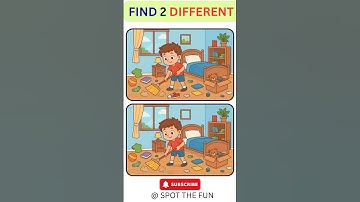 "🧠 Only Geniuses Can Spot 5 Differences! 😎 #Puzzle #BrainChallenge"