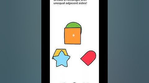 Level 71/ Create a rectangle with unequal adjacent sides! brain out #nerdlegame #okmath #wodb #mtb