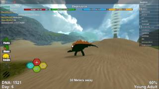 Kill The T-Rex Roblox Dinosaur Simulator Stegosaurus Gameplay