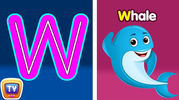 Tracing Uppercase and Lowercase Letters - Letter Ww and Letter Xx - ChuChuTV Toddler Learning Videos