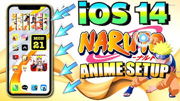 iOS 14 Anime Home Screen Setup (NARUTO FREE Customization) - ANIME (How To) *Widgets and App iCons*