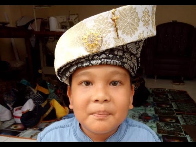 Tutorial Membuat Tanjak Kreasi Dendam Tak Sudah How To Make A Malay Headdress Called Tanjak Youtube