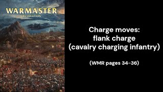 Warmaster Revolution - flank charge, cavalry against infantry