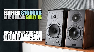 Microlab Solo 16 vs Edifier S1000DB  ||  Sound & Frequency Response Comparison
