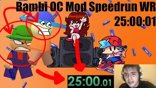 Bambi OC Mod Speedrun WR 25 minutes!