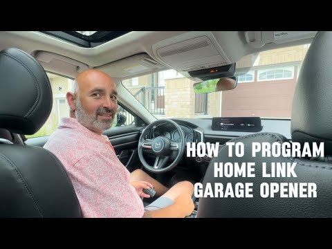 How to program your home link garage opener in your Mazda