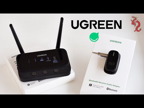 UGREEN Bluetooth Audio девайсы -Мощный  приемник-передатчик с AptX HD и Aux приемник с AptXLL