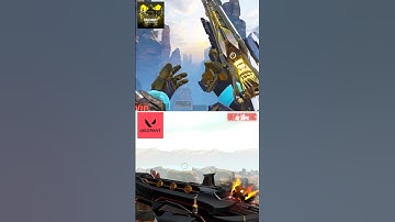 Most Unique AR Inspection in COD Mobile vs Valorant 🤯