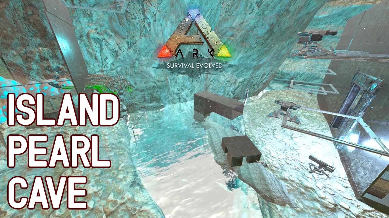 Raiding Island Pearl Cave Ark Official Small Tribes Youtube
