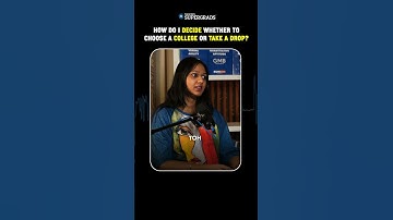 IPM Students: How to Decide Between Joining College or Taking a Drop Year 🤔| #shorts #ipmat2026