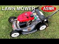 Honda lawn mower maintenance asmr chore
