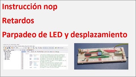 Curso Microcontroladores PIC. 10. Generación de Retardos, Parpadeo de LED y Desplazamiento de bit