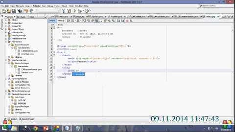EJB Video to demonstarate generation of n random numbers.