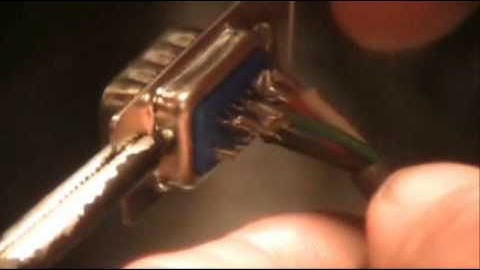 Soldering Stepper Motors DB-9 Connectors Part 2