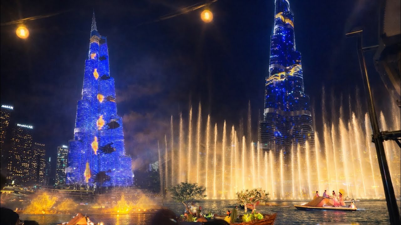 Burjkhalifa Laser and Fountain Show 2026 😍Tallest Building in the World Dubai