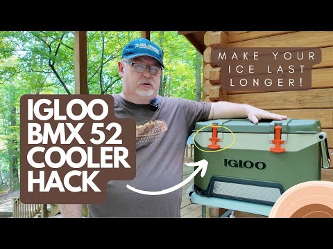 Igloo BMX 52 Cooler Mod Hack | DIY Ice Retention Upgrade to Keep Ice Longer