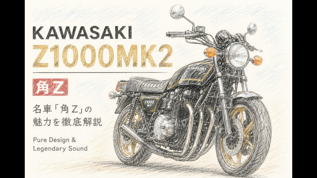 🇯🇵 Kawasaki KZ1000MK2 / Z1000MK2 “Kaku-Z” | Pure Design