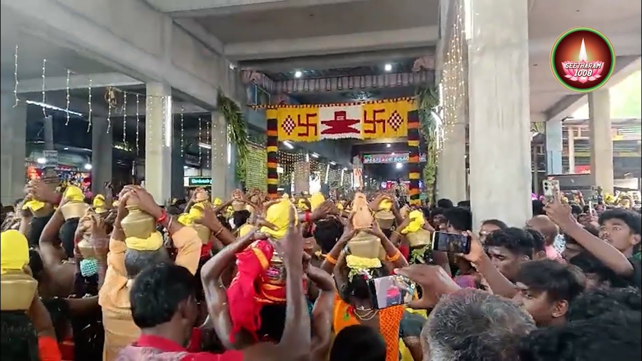 குலசேகரப்பட்டணம் முத்தார அம்மன் கோவில் - மார்கழி மாதம் 1008 பால் குடம் திருவிழா | சீதாரம் 1008