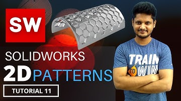 Linear and Circular Sketch Patterns || Solidworks || Tutorial 11