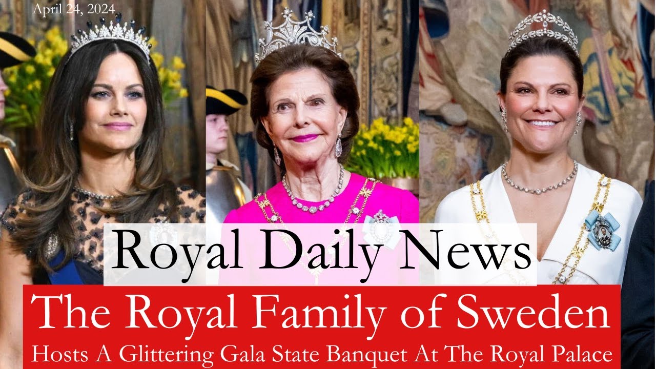 Royal Tiara Alert! The Royal Family of Sweden Host A Glittering Gala