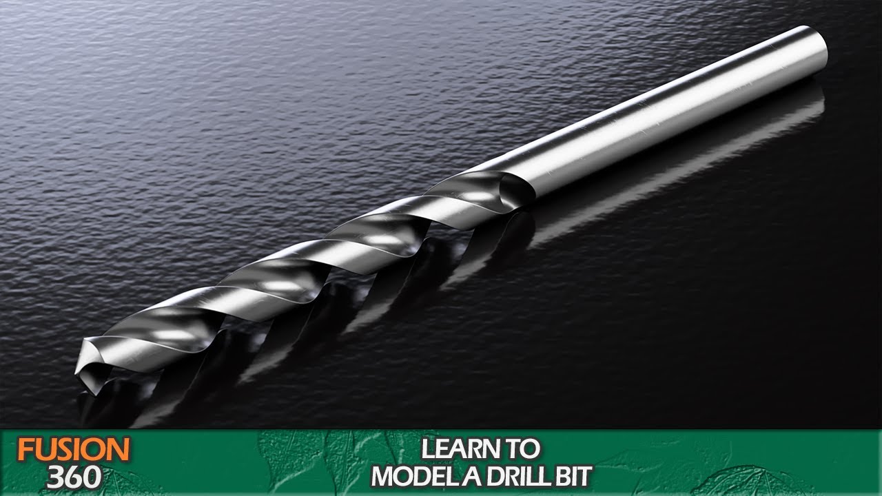 How to Model a Drill Bit in Fusion 360 YouTube