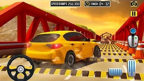 Speed Bump Car Crash Test:Speed Breaker Challenge-Android Gameplay