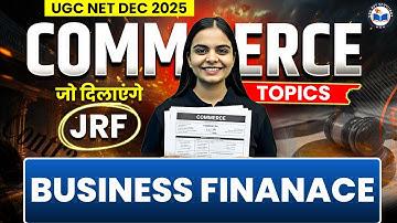 UGC NET Commerce Dec 2025 | UGC NET Paper 2 Commerce 25 Most Important Topics to Crack JRF