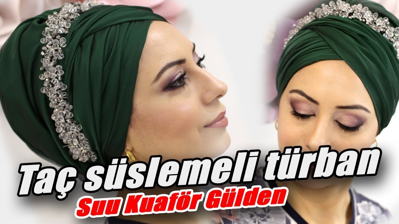 Tacla Susledigimiz Hem Pratik Hem De Cok Sik Turban Baglama Youtube Turbanlar Tac Sik