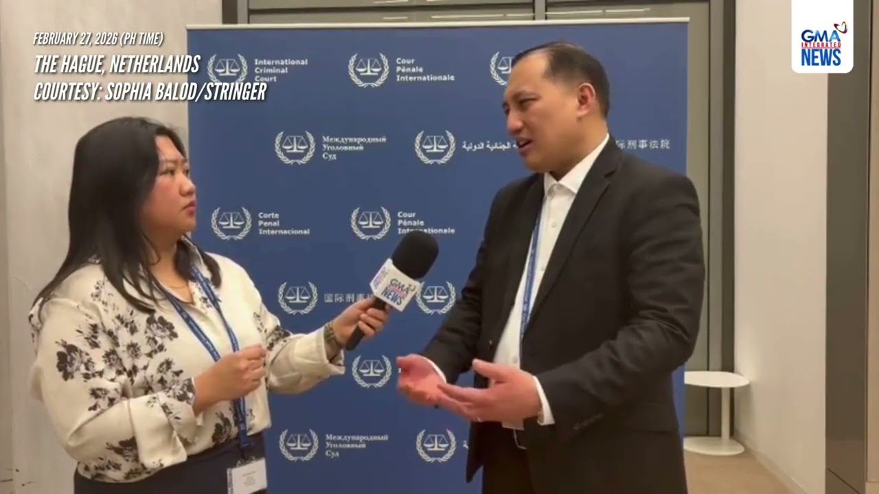 Panayam kay CLRV Gilbert Andres kaugnay sa naging closing statement sa ICC... | GMA Integrated News