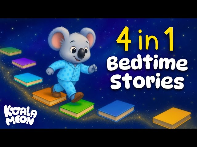Soothing Kids Bedtime Stories 😴 4 in 1 Sleep Meditations